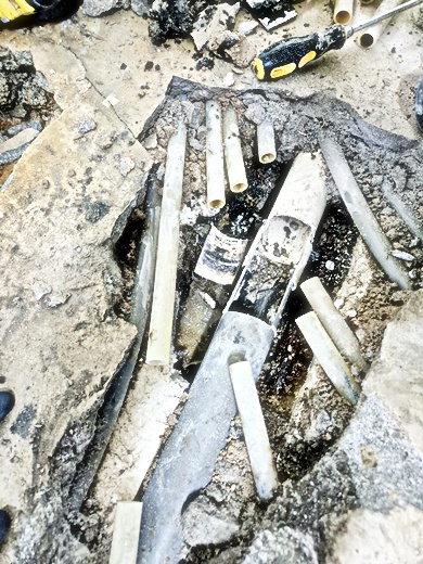 누수 현장 기록