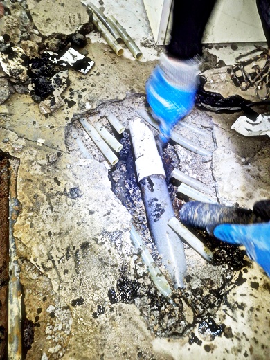 누수 현장 기록